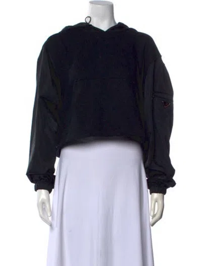 Pre-owned Prada 2021 Crew Neck Hoodie In Black