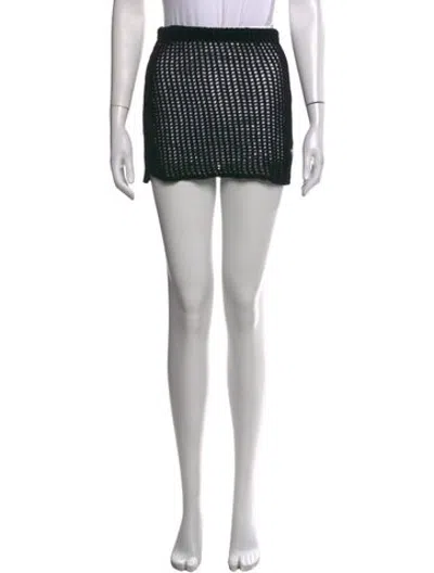 Pre-owned Prada 2021 Mini Skirt In Black