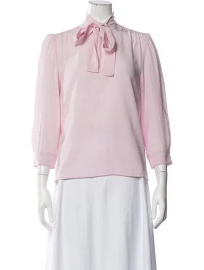 Pre-owned Prada 2021 Silk Blouse In Pink
