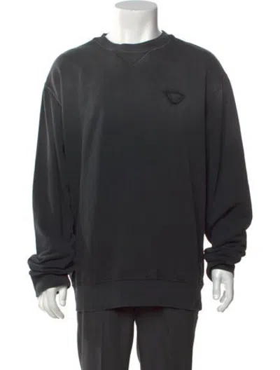 Pre-owned Prada 2023 Tie-dye Print Pullover In Black/grey