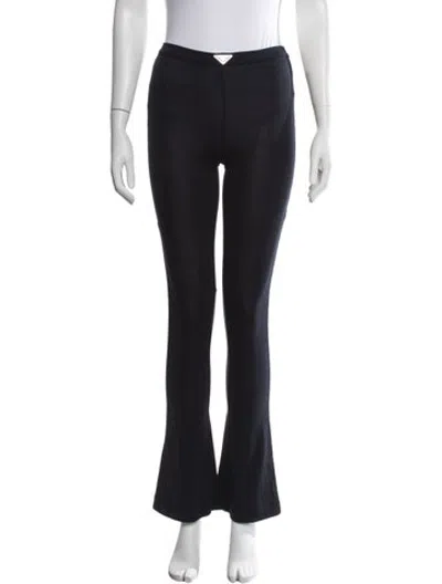 Pre-owned Prada 2024 Flared Pants In Black