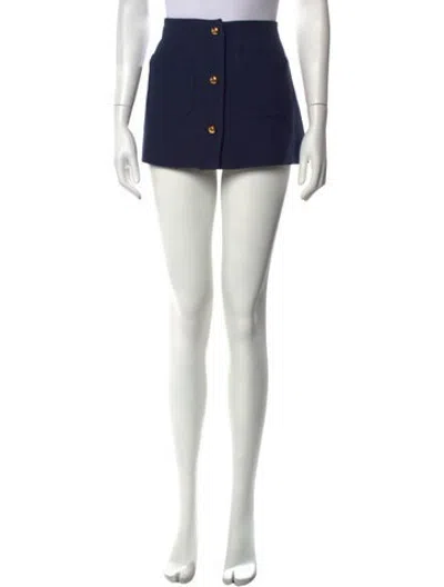Pre-owned Prada 2024 Mini Skirt In Blue