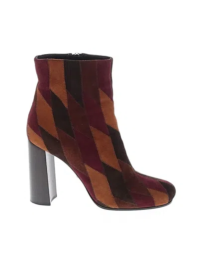 Pre-owned Prada Ankle Boots In Brown