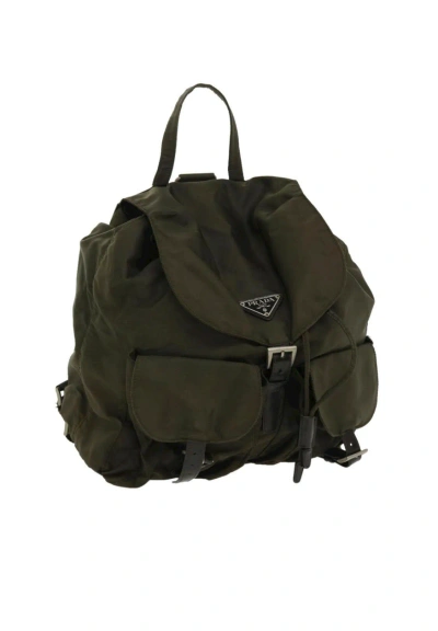 Pre-owned Prada Backpack In Brown