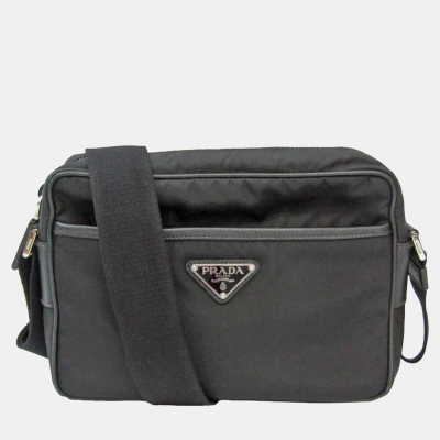 Pre-owned Prada Black Nylon Crossbody Bag