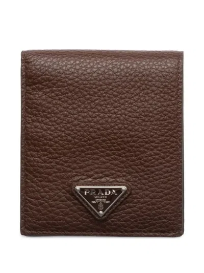 Prada Bruciato Saffiano Leather Geldbörse