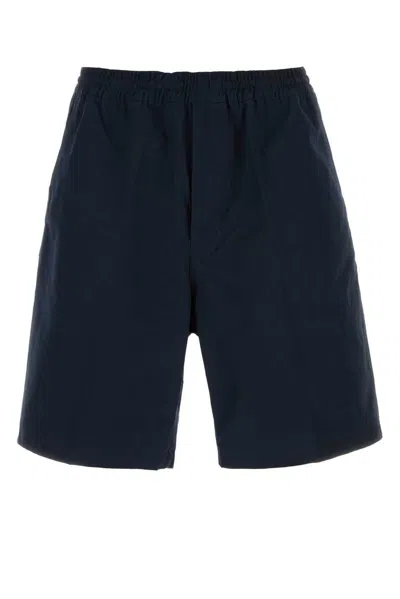 Prada Elasticated Waistband Shorts In Blue