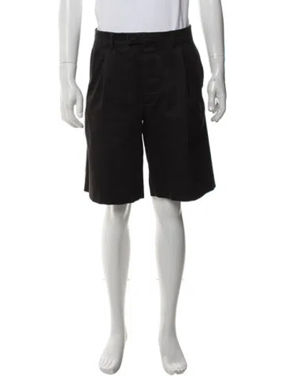 Pre-owned Prada Flat Front Shorts In Blue