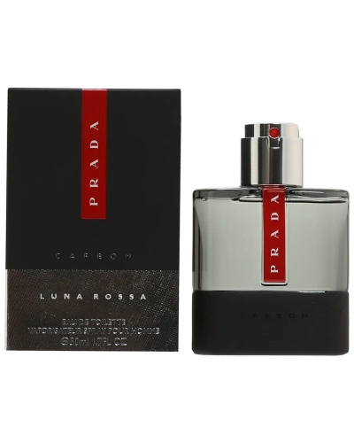 Prada Men's 1.7oz Luna Rossa Carbon Eau De Toilette Spray In White