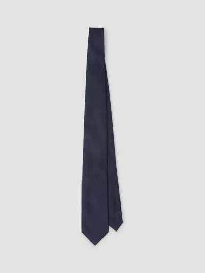 Prada Men's Satin Tie In Blue