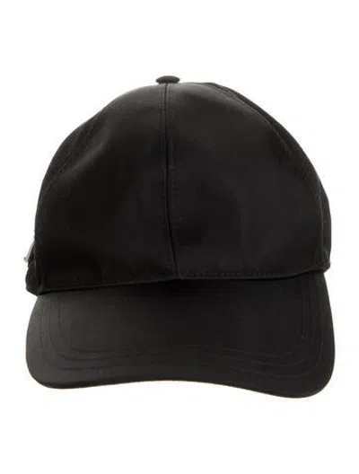Pre-owned Prada Nylon Baseball Cap In Black