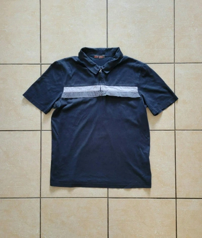 Pre-owned Prada Polo In Black/gray