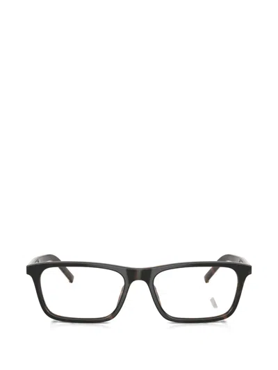 Prada Rectangle-frame Glasses In Brown
