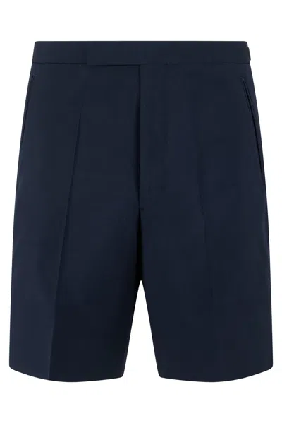 Prada Shorts In Mohair In Blue