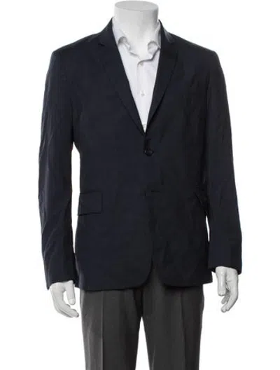 Pre-owned Prada Silk Blazer In Blue