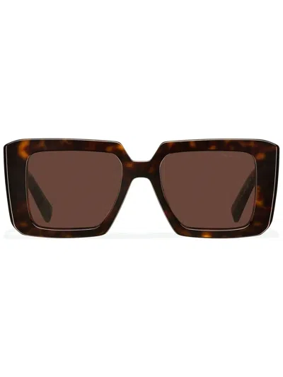 Prada Square Sunglasses In Tortoise