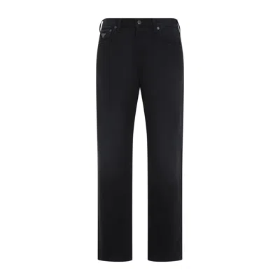 Prada Straight Leg Jeans In Black