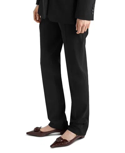 Prada Stretch Technical Fabric Pants In Black