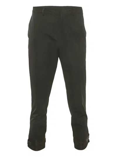 Pre-owned Prada Touch-strap Detail Pants In Black