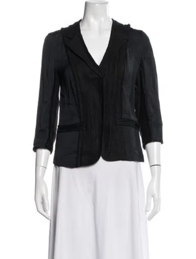 Pre-owned Prada Vintage 2000's Blazer In Black