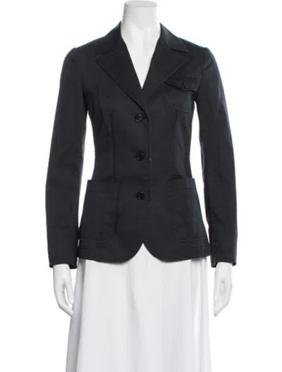Pre-owned Prada Vintage 2000's Blazer In Grey