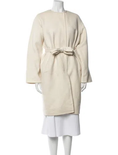 Pre-owned Prada Vintage 2000's Coat In Neutrals