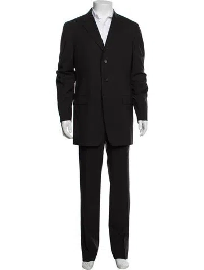 Pre-owned Prada Vintage 2000's Two-piece Blazer In Black