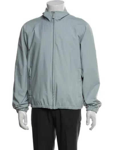 Pre-owned Prada Vintage 2000's Windbreaker In Blue