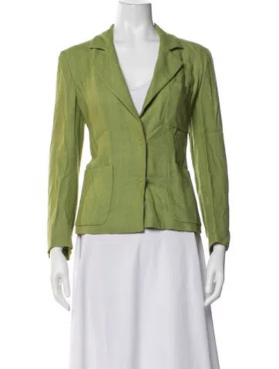 Pre-owned Prada Vintage 2001 Blazer In Green