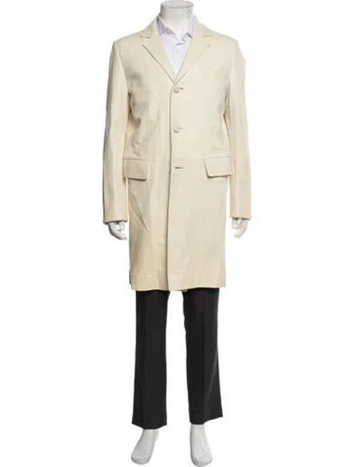 Pre-owned Prada Vintage 2011 Coat In Neutrals
