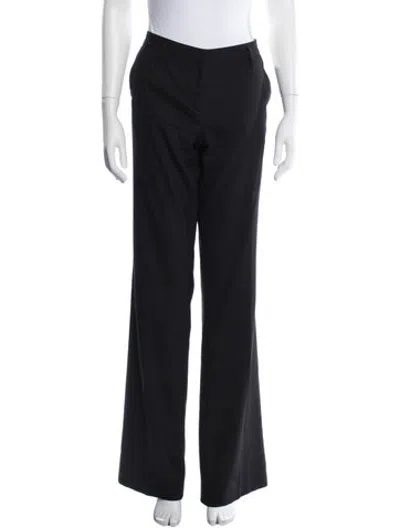 Pre-owned Prada Vintage Flared Pants In Black