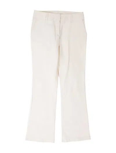 Pre-owned Prada Vintage Flared Pants In Neutrals