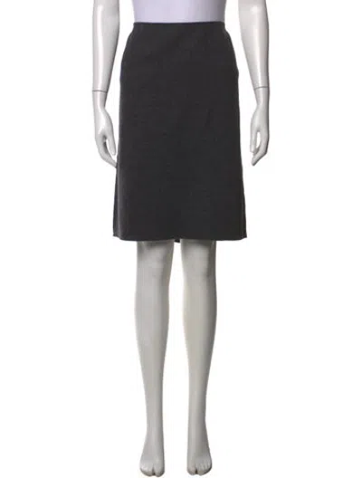 Pre-owned Prada Vintage Knee-length Skirt In Grey