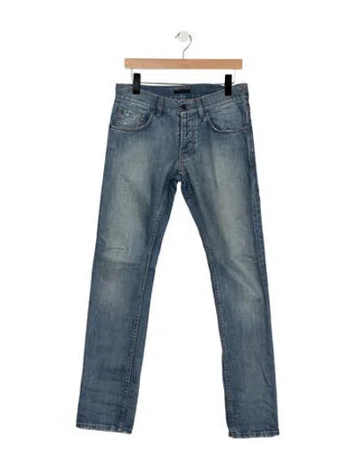 Pre-owned Prada Vintage Straight Leg Jeans In Blue