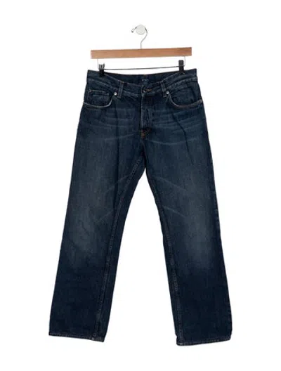 Pre-owned Prada Vintage Straight Leg Jeans In Blue