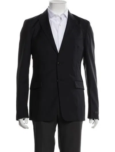 Pre-owned Prada Wool Blazer In Black