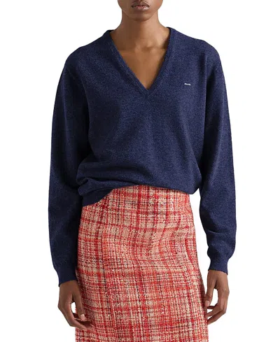 Prada Wool Sweater In Blue