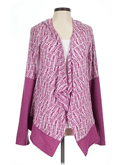 Pre-owned Prana Cardigan Sweater In Purple