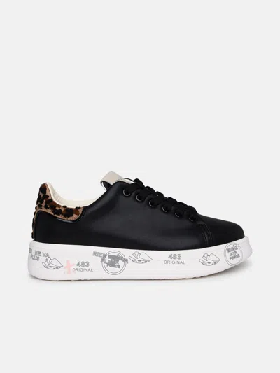 Premiata Black Leather Sneakers
