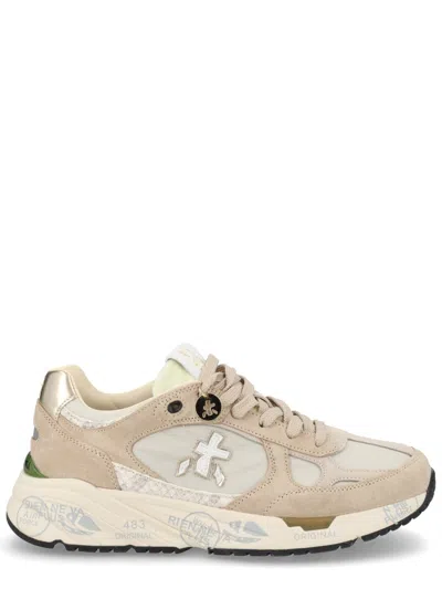 Premiata Mini Chic Sneakers For Women In Neutral