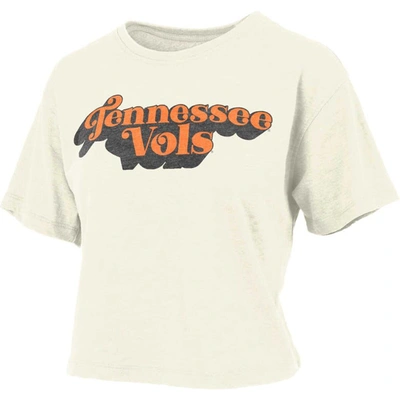 Pressbox White Tennessee Volunteers Vintage Easy T-shirt