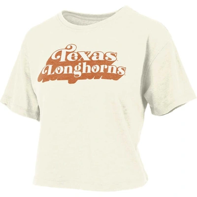 Pressbox White Texas Longhorns Vintage Easy T-shirt