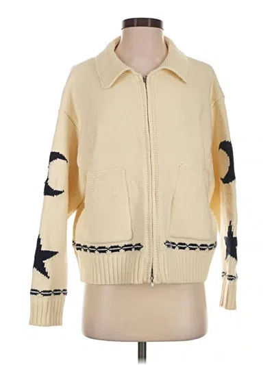 Pre-owned Pretty Garbage Cardigan Sweater In Ivory