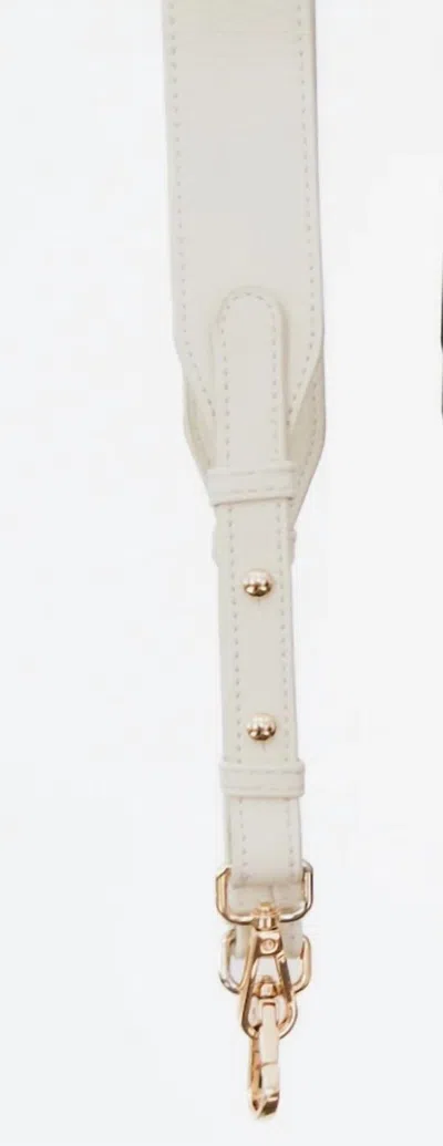Pretty Simple Women's Valerie Purse Strap In Cream In White