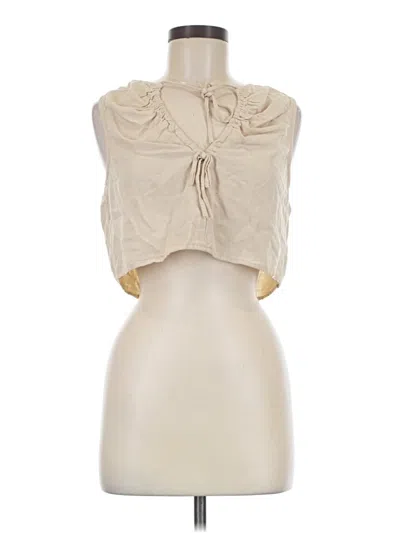 Pre-owned Primark Sleeveless Blouse In Ivory