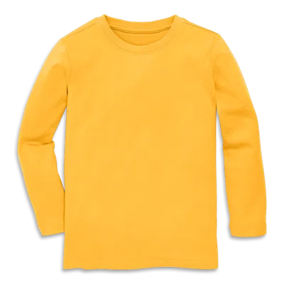 Primary Kids Long Sleeve Classic Tee (toddler, Little Kid, Big Kid) In Gold