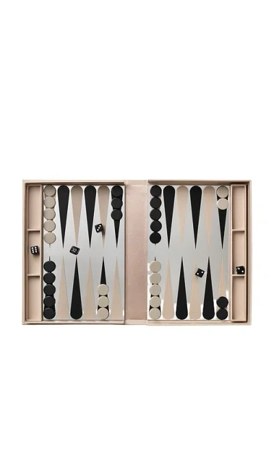 Printworks Art Of Backgammon Mirror Edition In Beige & Clear