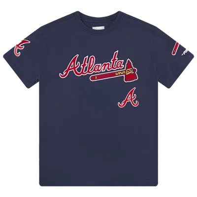Pro Standard Kids' Boys   Atlanta Braves Classic Ss Tee In Blue