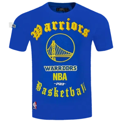 Pro Standard Mens Golden State Warriors  Warriors Old English Sj Tee In Royal Blue