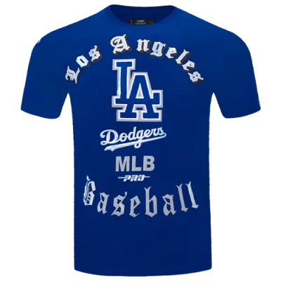 Pro Standard Mens Los Angeles Angels  Dodgers Old English Sj Tee In Dodger Blue